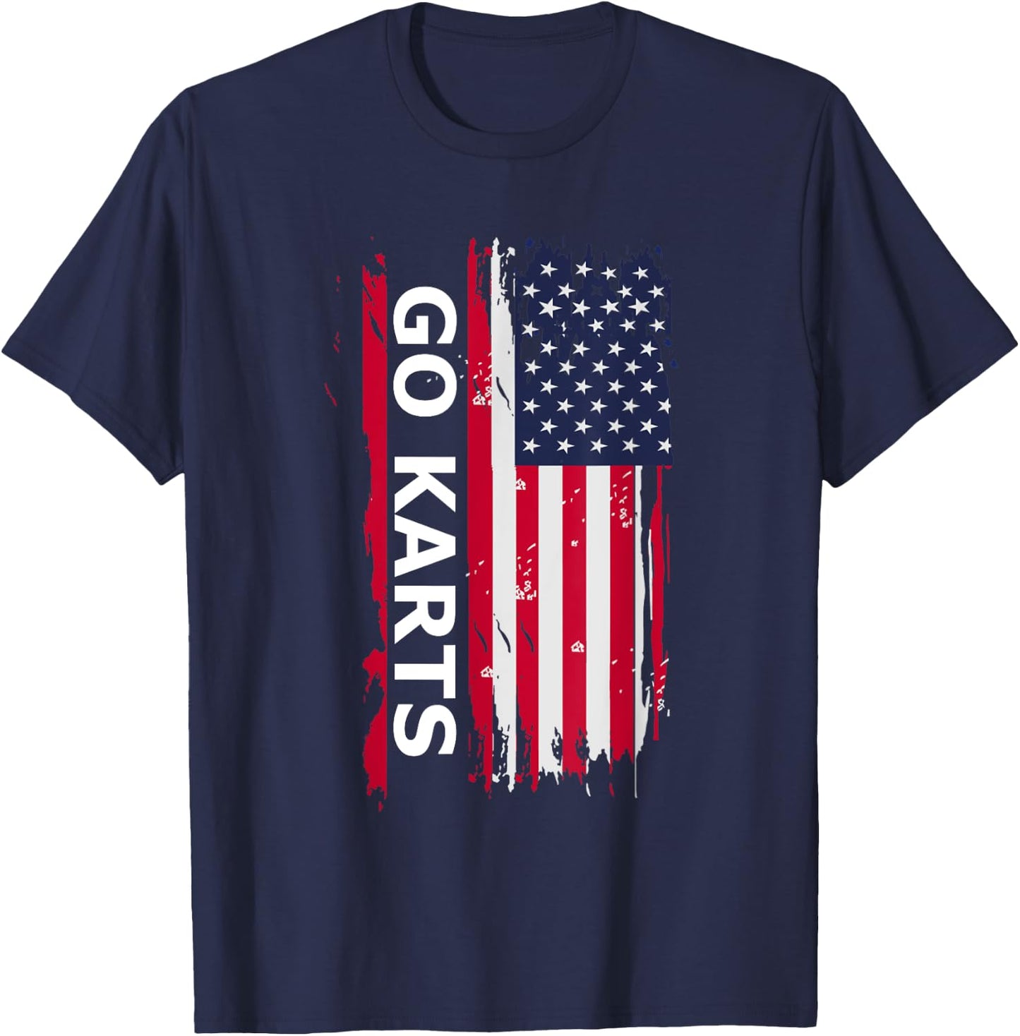 Go Kart Racing, Go Kart Drivers T-Shirt - T-Shirt | Navy