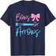 Bows or Arrows gender reveal party idea for mom or dad T-Shirt - T-Shirt | Navy