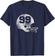 Vintage Football Jersey Number 99 Player Number T-Shirt - T-Shirt | Navy