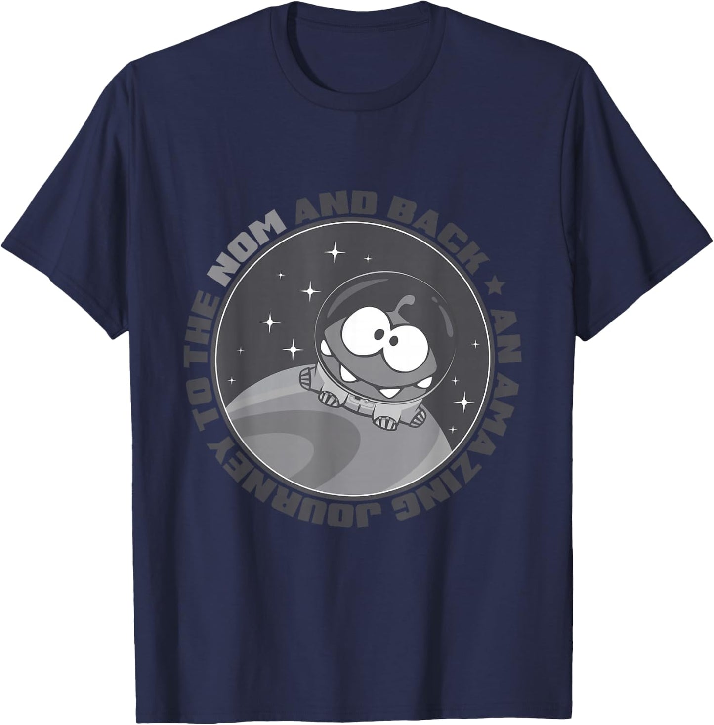 Cut the Rope: Space Om Nom T-Shirt - T-Shirt | Navy