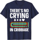 Cribbage Gift Cribbage Board Accessories & Stuff Adults Kids Black Small Short Sleeve Casual Humorous Game Cribbage-Themed T-Shirt - T-Shirt | Navy
