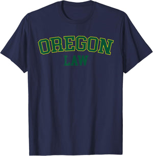 United States Attorneys Oregon Law, Oregon Bar Graduate Gift Lawyer College T-Shirt - T-Shirt | Navy