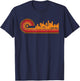 Retro Saint Paul - Saint Paul MN Skyline Shirt T-Shirt - T-Shirt | Navy