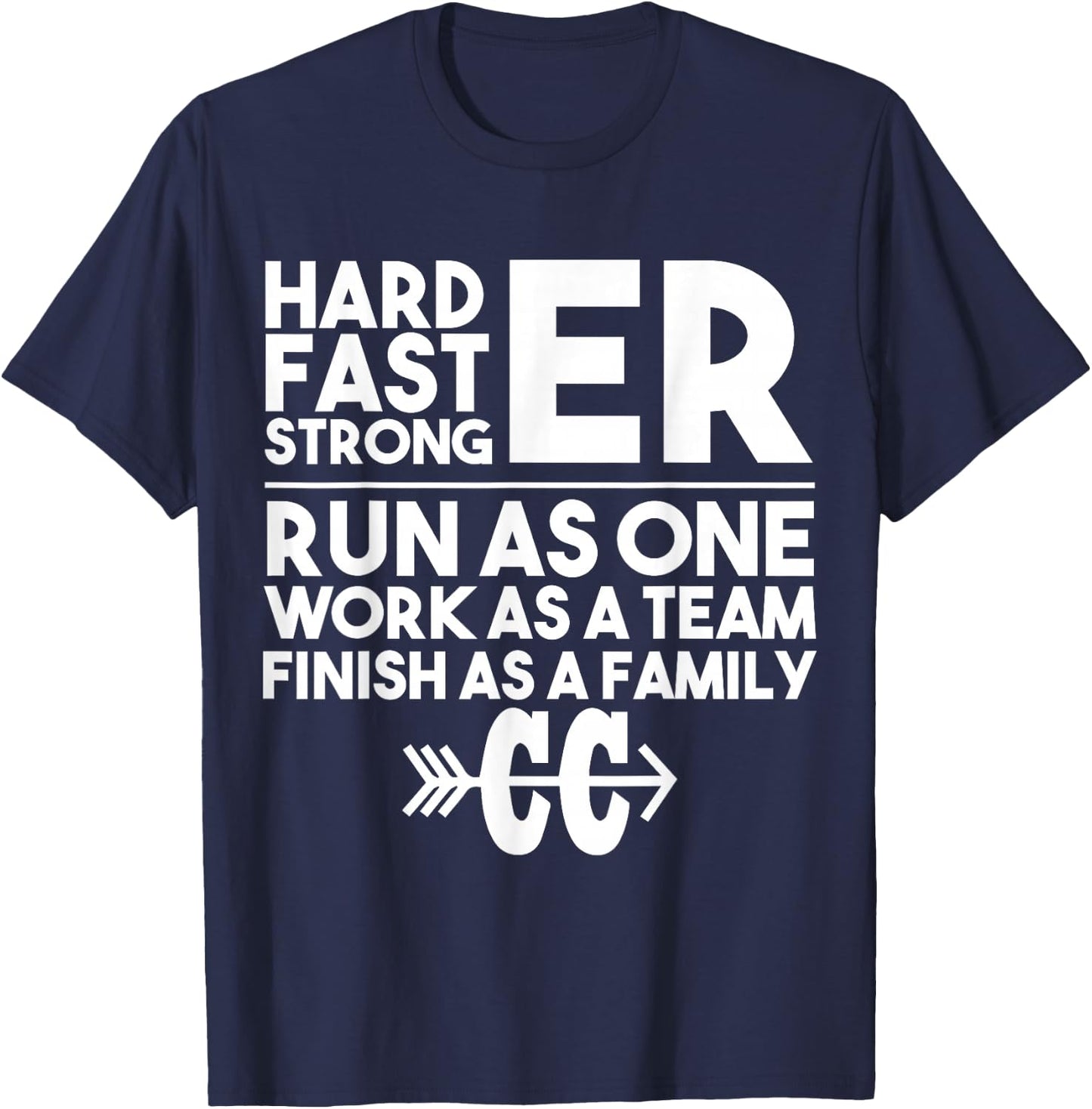 Cross Country Running T-Shirt - T-Shirt | Navy
