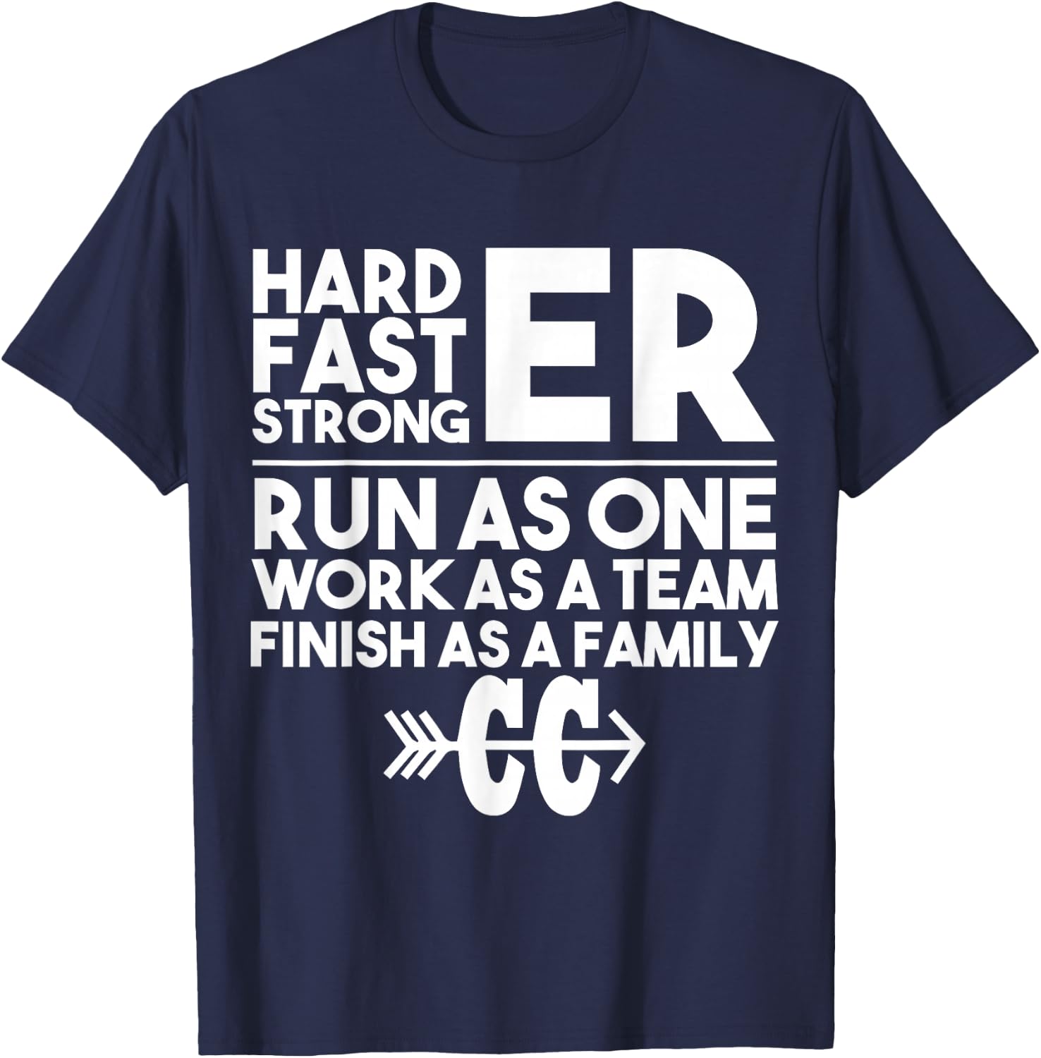 Cross Country Running T-Shirt - T-Shirt | Navy