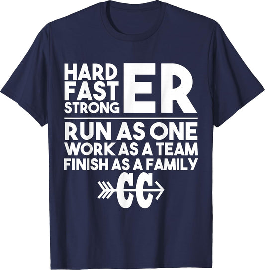 Cross Country Running T-Shirt - T-Shirt | Navy