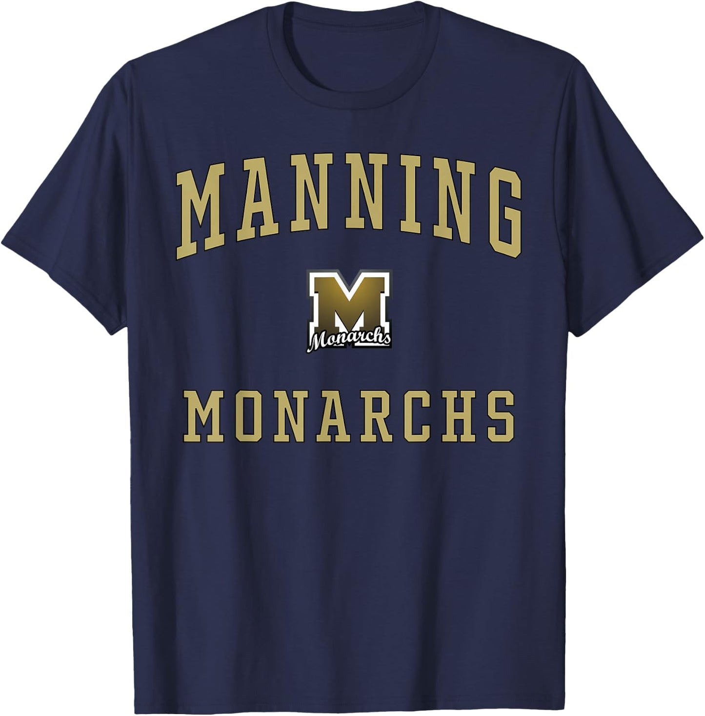 Manning High School Monarchs T-Shirt - T-Shirt | Navy