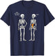 Did You Eat My Pizza Skeleton Funny Halloween Costume Bruh T-Shirt - T-Shirt | Navy