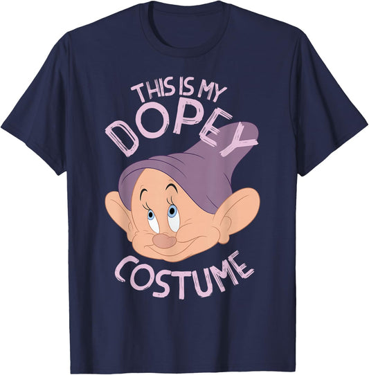 Disney Snow White This is My Dopey Costume Halloween T-Shirt - T-Shirt | Navy