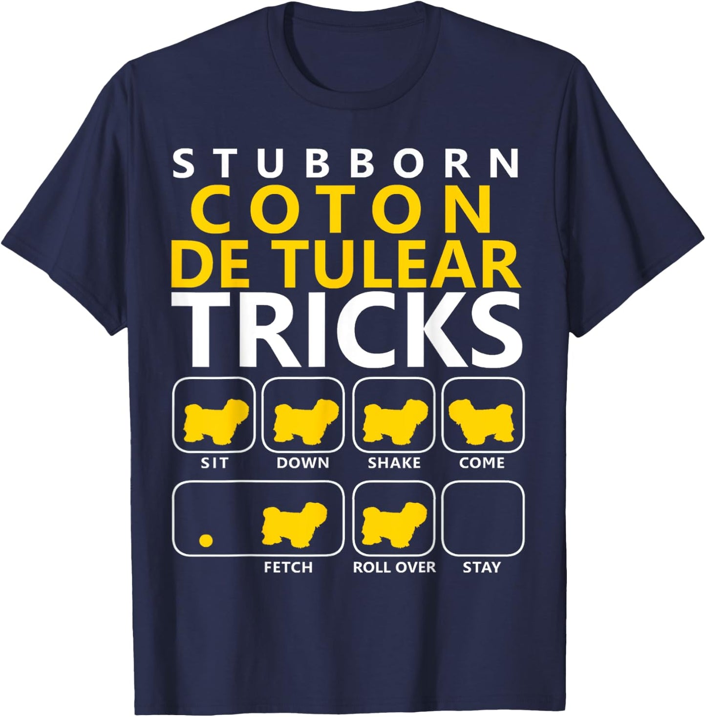 Coton de Tulear | Coton de Tulear | Women Girls Kids T-Shirt - T-Shirt | Navy
