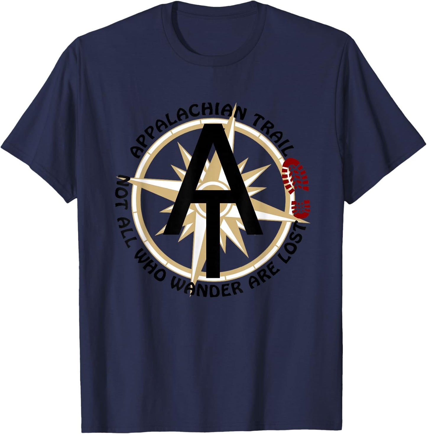 AT Appalachian Trail Logo T-Shirt - T-Shirt | Navy