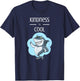 Kindness Is Cool Great White Shark Anti Bullying T-Shirt - T-Shirt | Navy