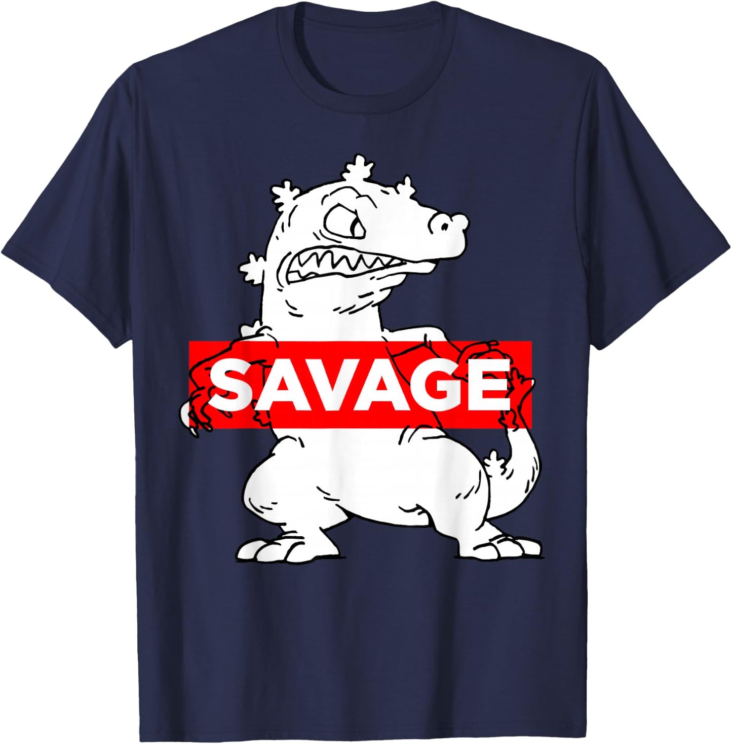 Nickelodeon Reptar Savage Graphic T-Shirt - T-Shirt | Navy