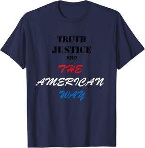 Truth, Justice, and the American Way T-Shirt - T-Shirt | Navy
