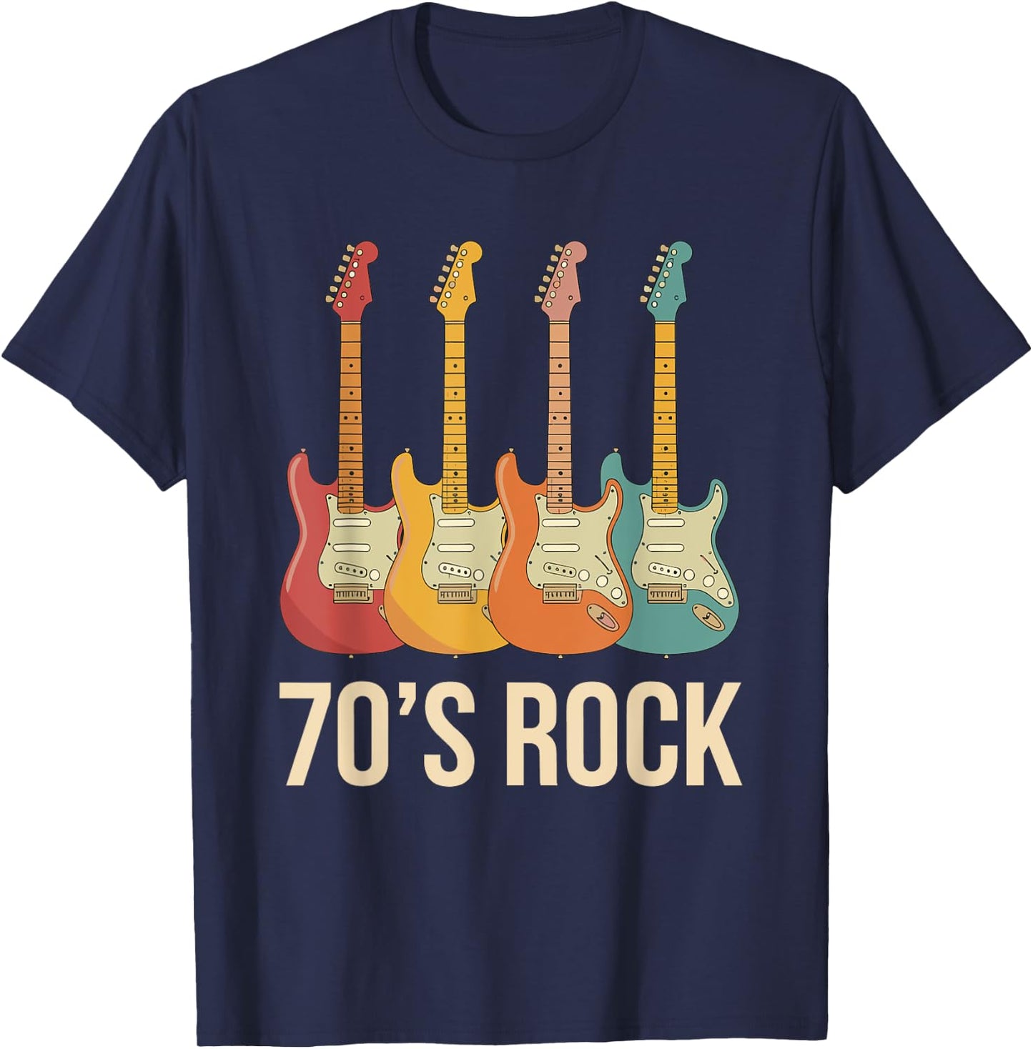 70's Rock Band T-Shirt - T-Shirt | Navy
