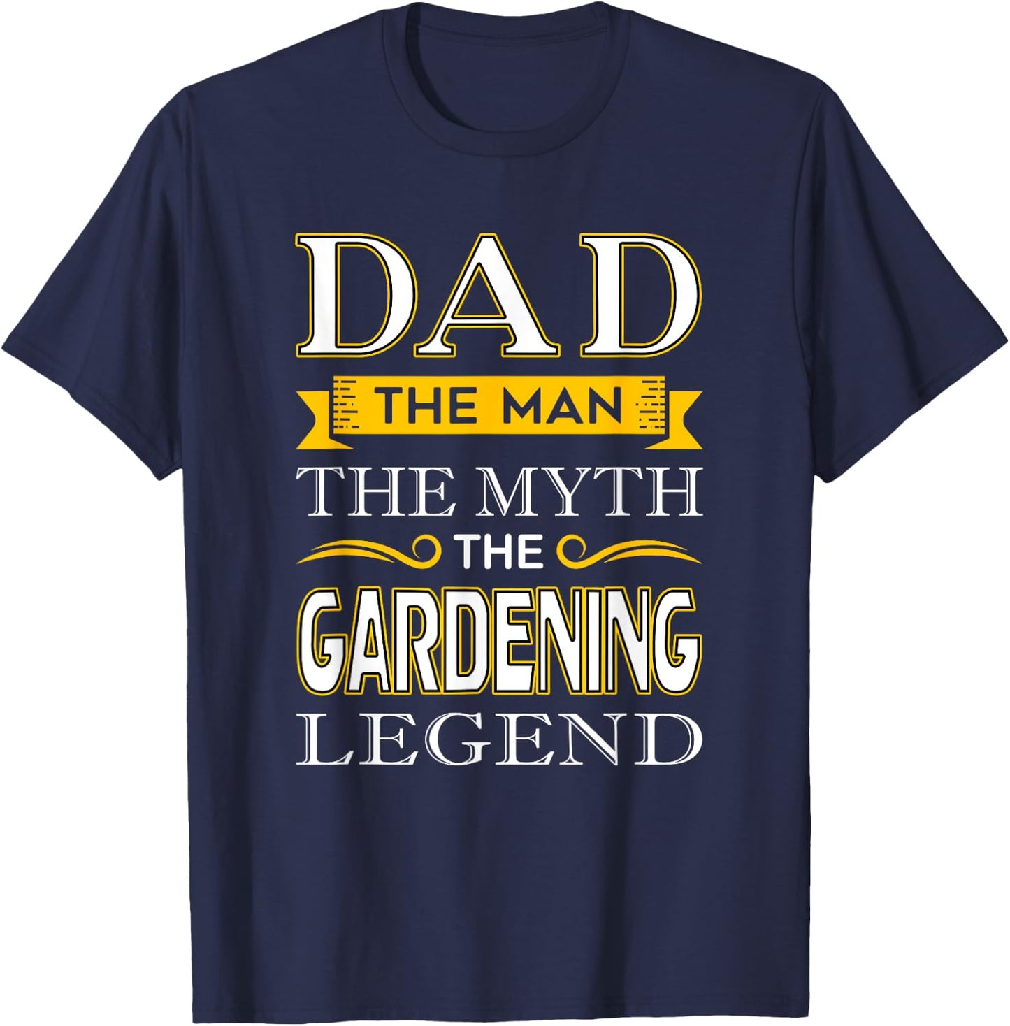 Gardener Dad Gifts for Dad Gardening Fathers Day T-Shirt - T-Shirt | Navy