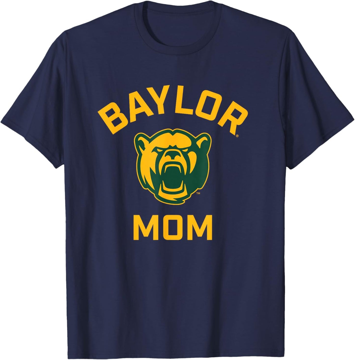 Baylor University Bears Arched Mom T-Shirt - T-Shirt | Navy