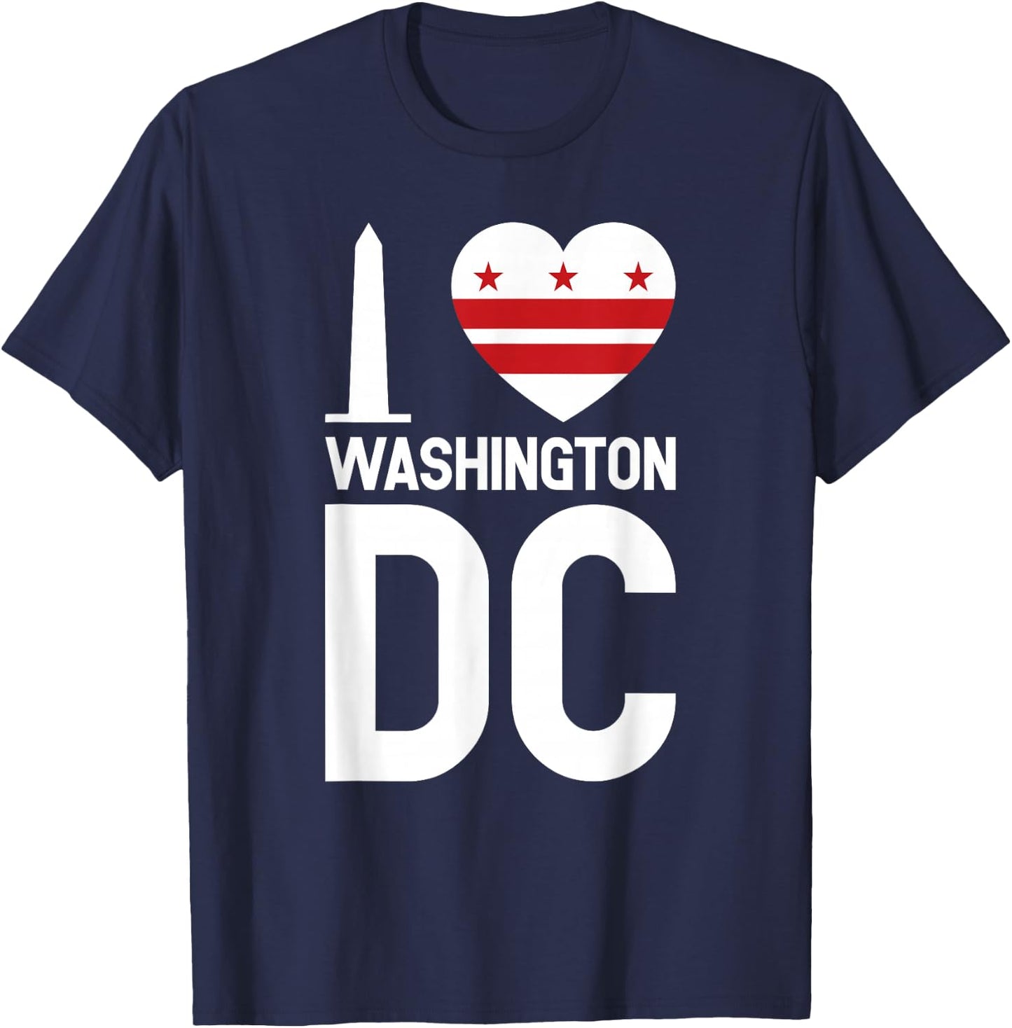 I Love Washington DC T-Shirt - T-Shirt | Navy