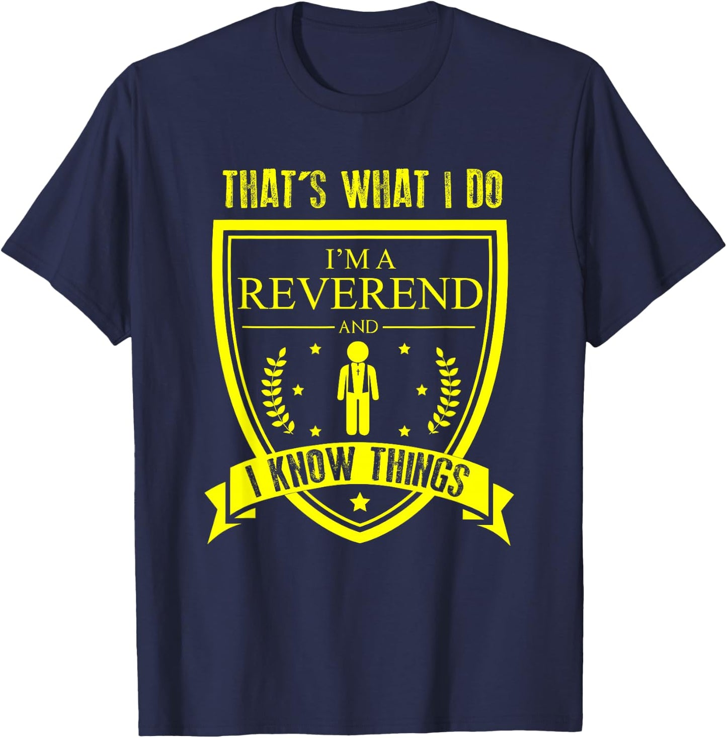 Funny Best Freaking Reverend of All Time T-Shirt - T-Shirt | Navy