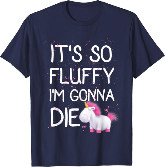 Despicable Me Minions It's So Fluffy Unicorn Graphic T-Shirt - T-Shirt | Navy