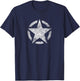 Military Star with Broken Circle for Veterans and Heros T-Shirt - T-Shirt | Navy