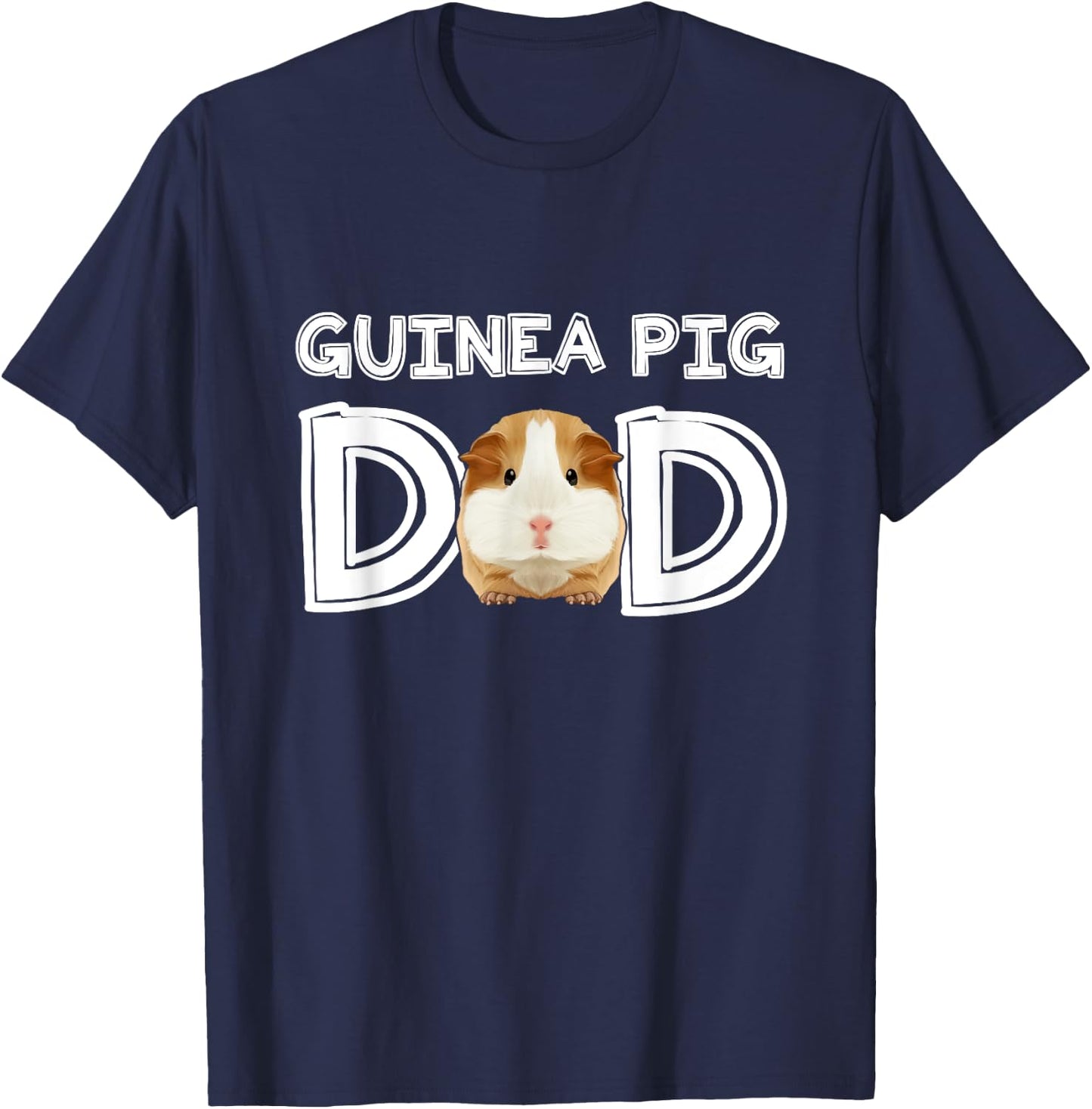 Guinea Pig Dad Costume Clothing Cavy Accessories Guinea Pig T-Shirt - T-Shirt | Navy