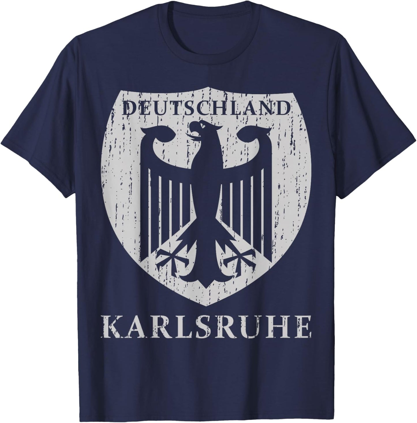 Germany Deutschland Karlsruhe T-Shirt - T-Shirt | Navy
