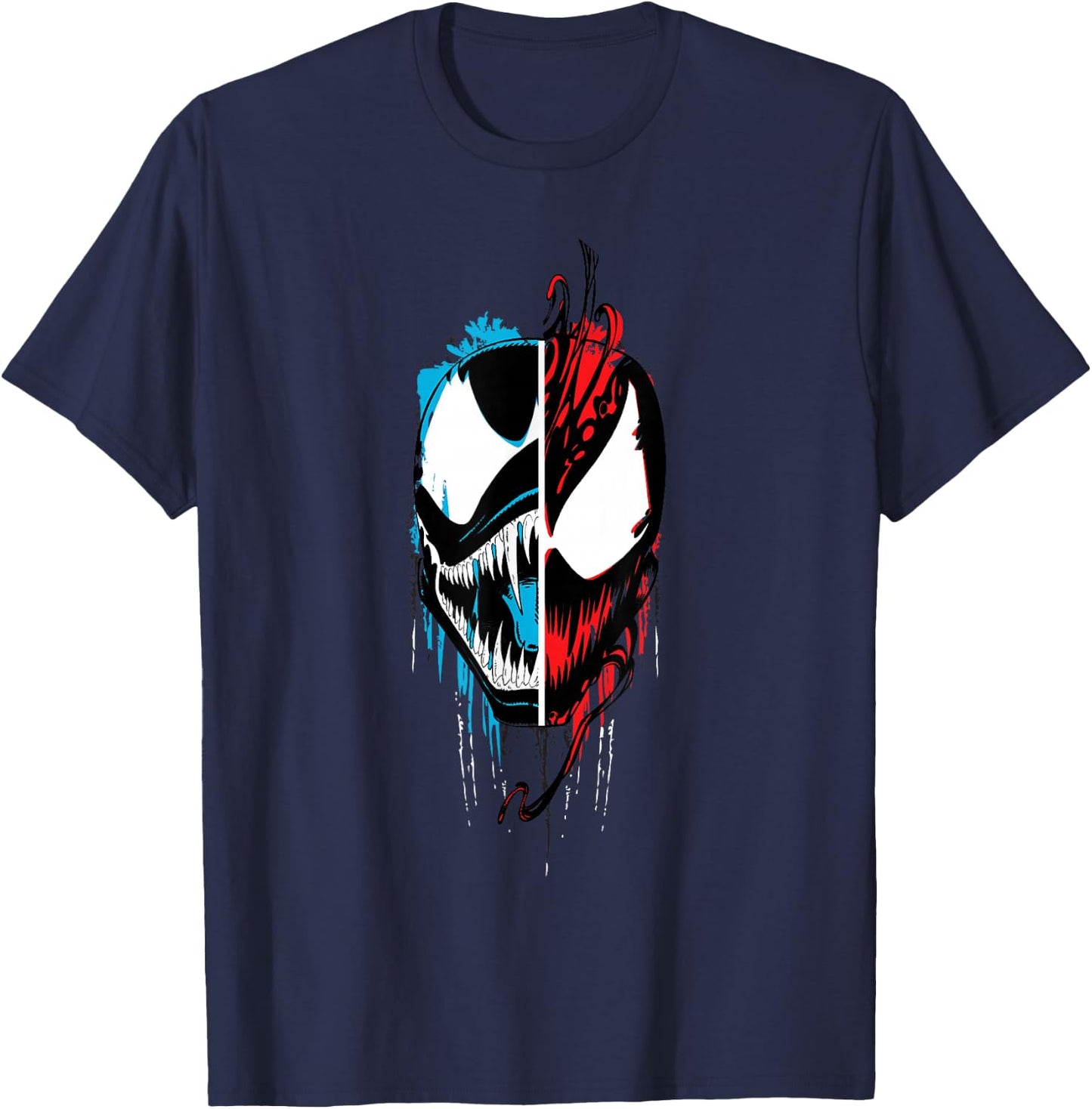 Marvel Venom: Let There Be Carnage Face-Off T-Shirt - T-Shirt | Navy