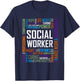 Social Worker Shirt and Men Gift T-Shirt - T-Shirt | Navy