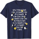 Funny Canning Tongue Twister How Many Cans Gift T-Shirt - T-Shirt | Navy