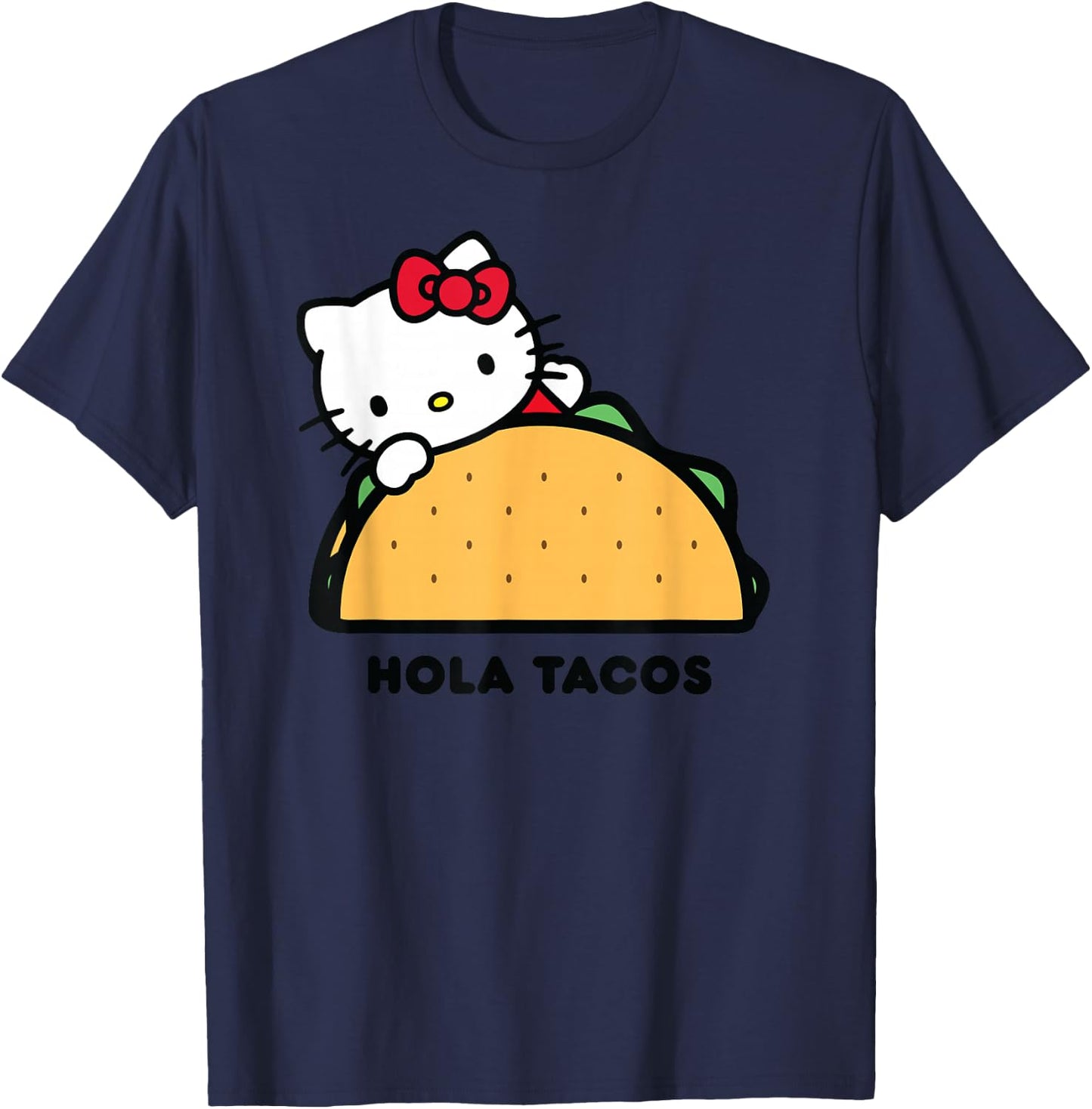Hello Kitty Hola Tacos T-Shirt - T-Shirt | Navy