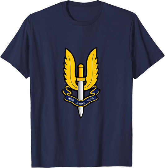 SAS British Army - Special Forces Vintage T-Shirt - T-Shirt | Navy