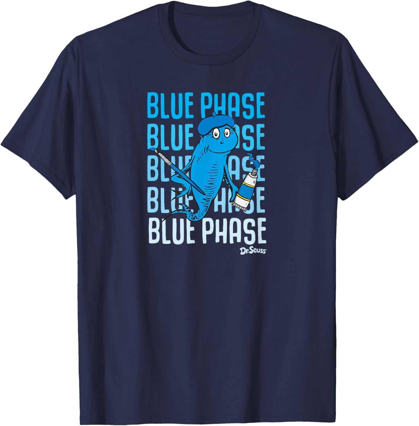 Dr. Seuss Blue Phase T-Shirt - T-Shirt | Navy
