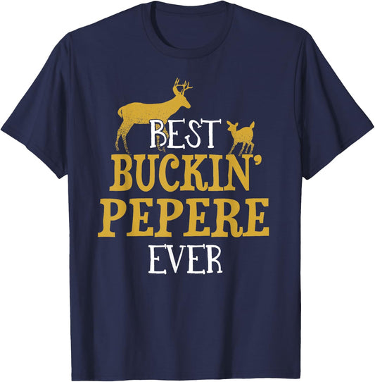 Funny PEPERE Fathers Day Gift Dad or Grandpa hunter T-Shirt - T-Shirt | Navy
