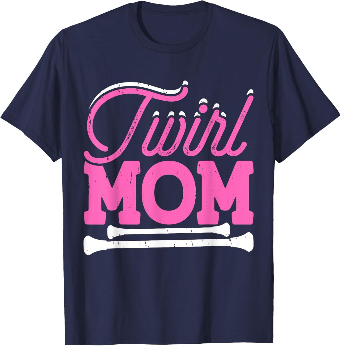 Twirl Mom T-Shirt - T-Shirt | Navy