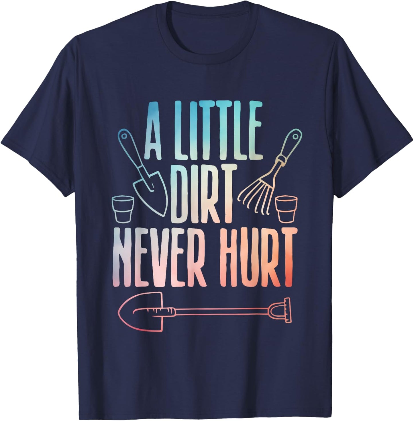 Cool Gardening Art Women Gardener Garden Plant Lover T-Shirt - T-Shirt | Navy