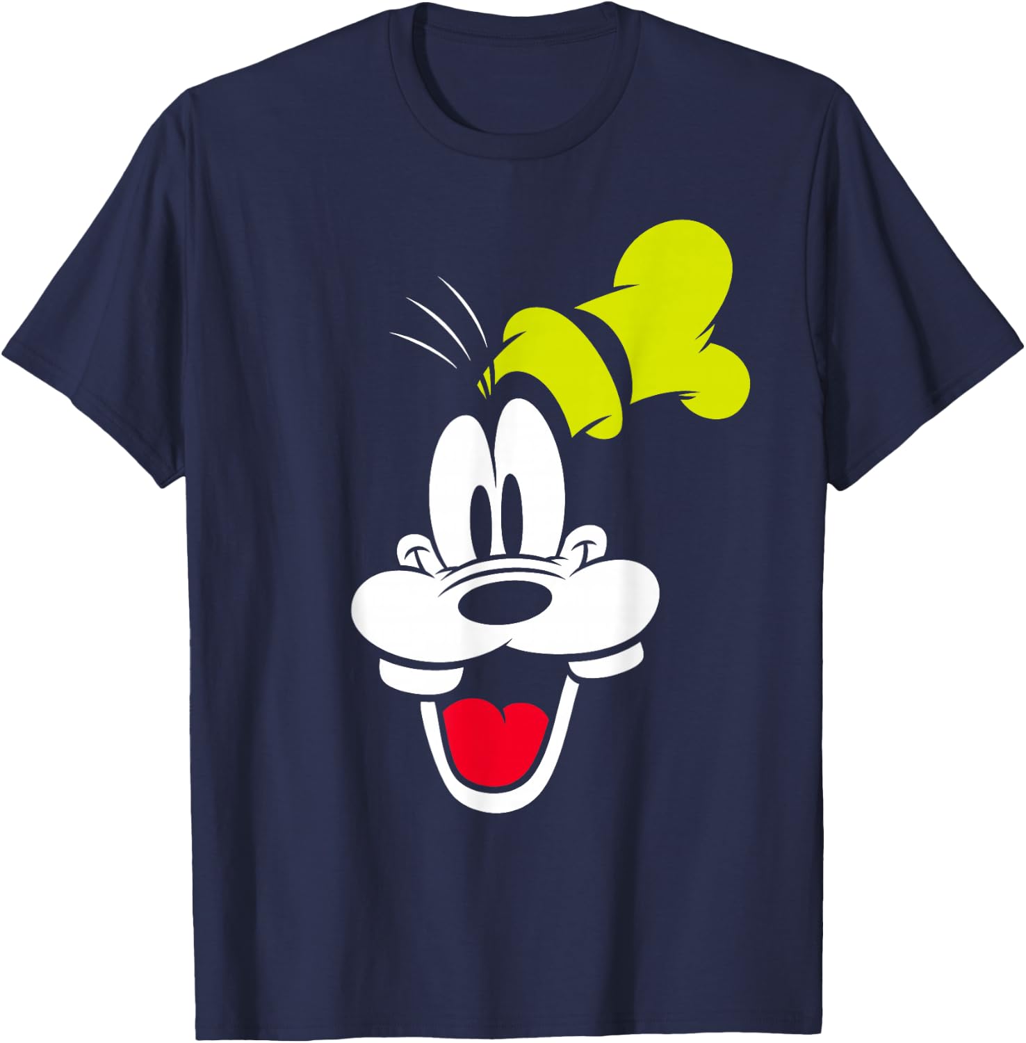 Disney Goofy Big Face T-Shirt - T-Shirt | Navy