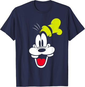 Disney Goofy Big Face T-Shirt - T-Shirt | Navy