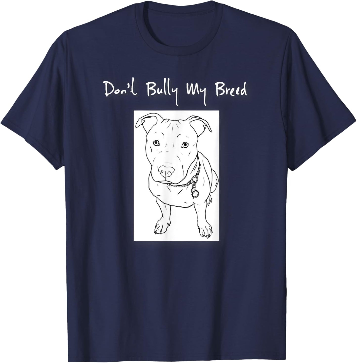 Keels Dont Bully My Breed dog lover Women T-Shirt - T-Shirt | Navy