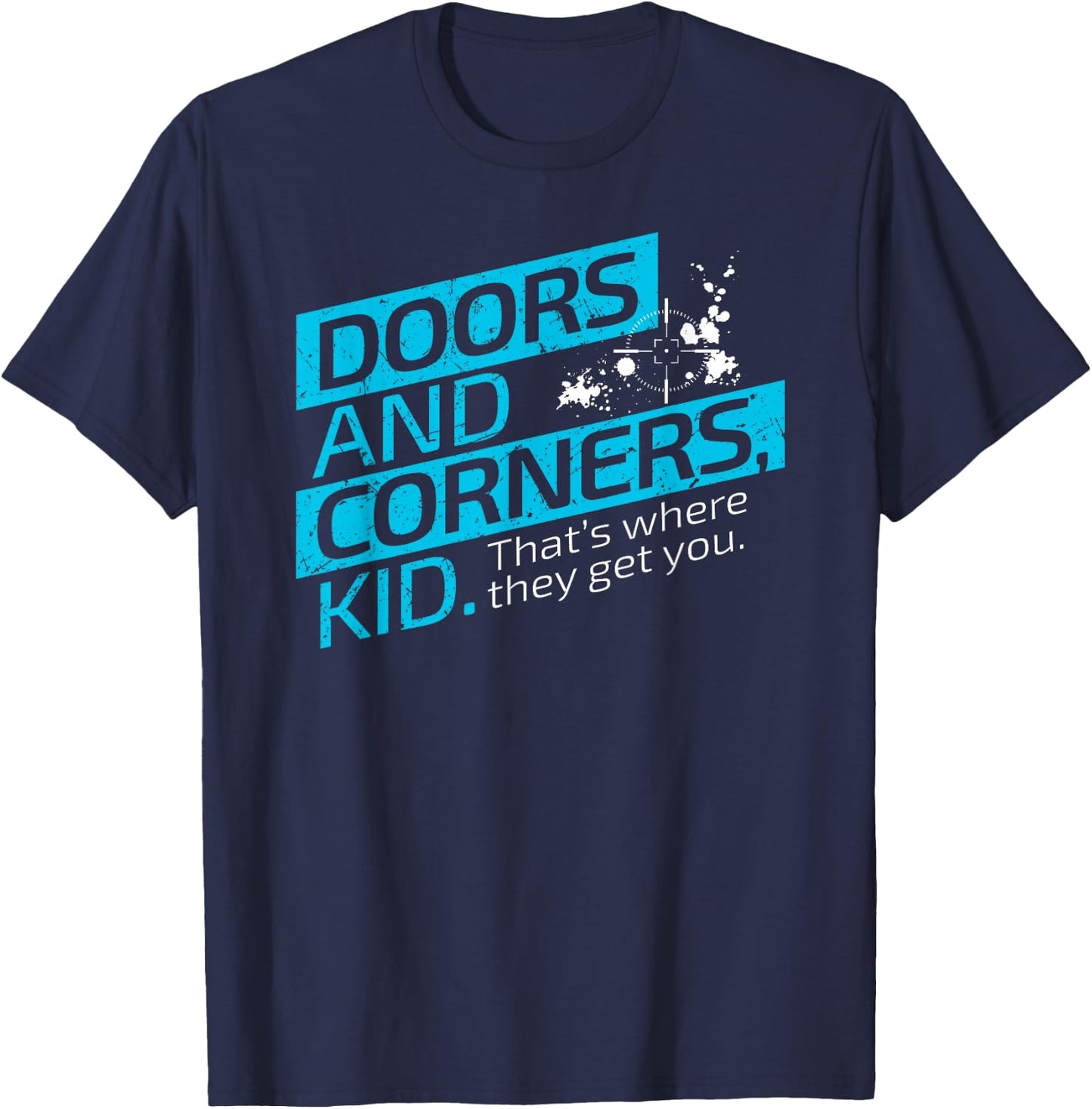 The Expanse Doors and Corners Small T-Shirt - T-Shirt | Navy