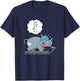 Rhino and Unicorn Cardio - Funny Running T-Shirt - T-Shirt | Navy