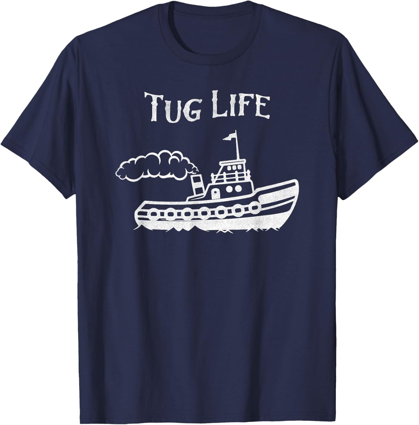 Tug Boat Funny Tugboat life T-Shirt - T-Shirt | Navy