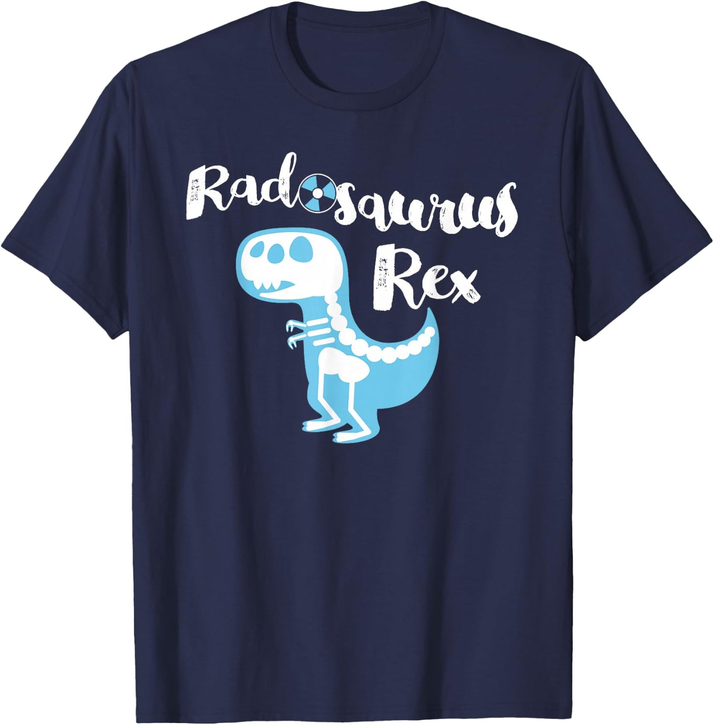 Cute X-Ray Tech , Radiology Dinosaur Graphic Gift T-Shirt - T-Shirt | Navy