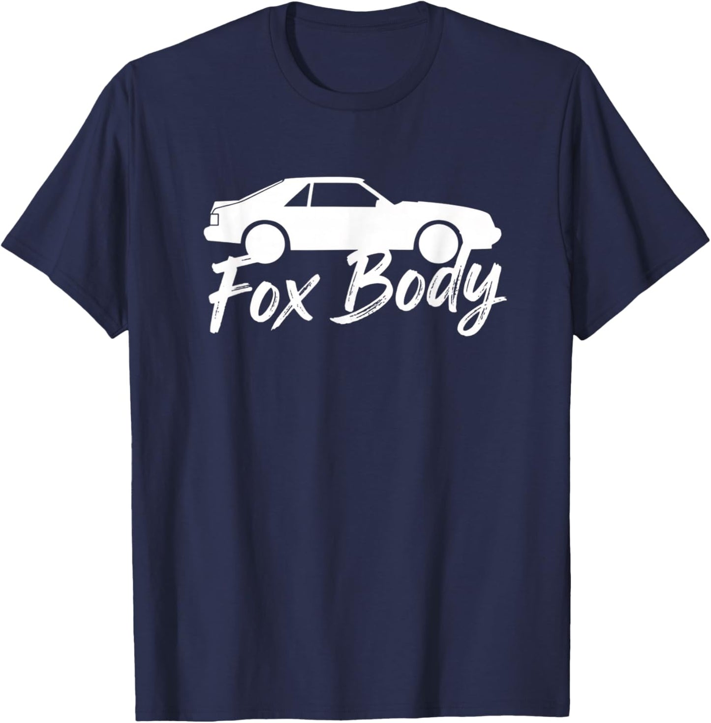 Fox Body Classic Coupe Foxbody Silhouette for Fox Body T-Shirt - T-Shirt | Navy