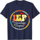 Groovy IEP I Encourage Progress Special Education Teacher T-Shirt - T-Shirt | Navy