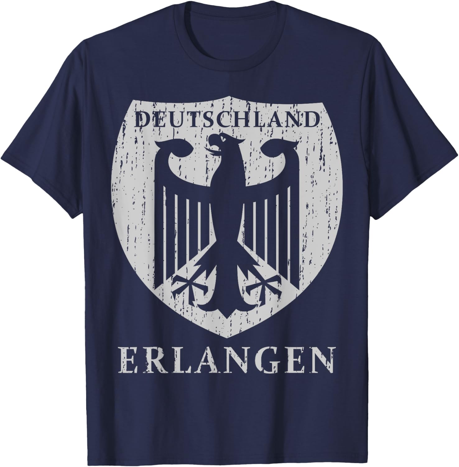 Germany Deutschland Erlangen T-Shirt - T-Shirt | Navy