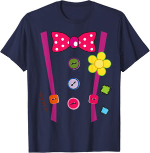 Halloween Clown DIY Costume Fun For Man Woman & Kids T-Shirt - T-Shirt | Navy