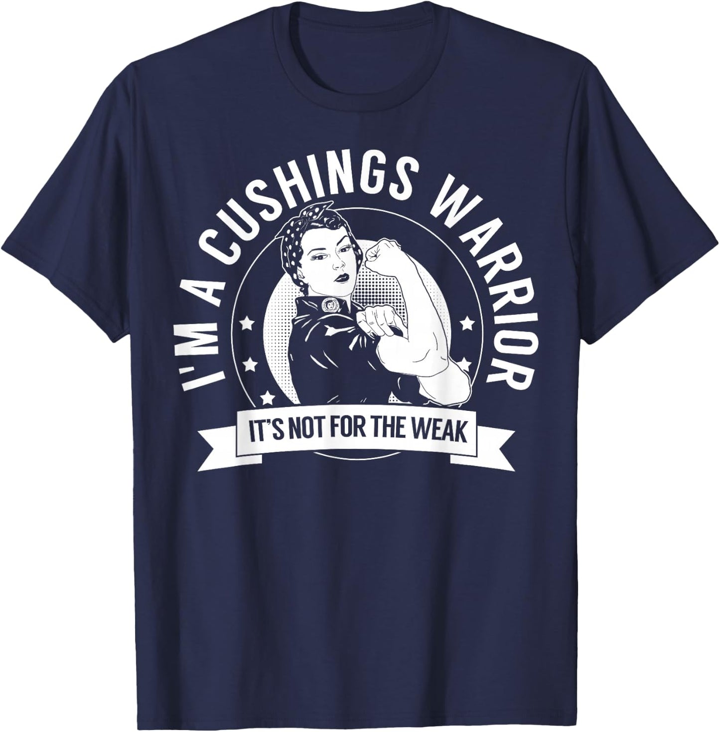 Cushing's Warrior NFTW - Cushing's Disease Awareness T-Shirt - T-Shirt | Navy