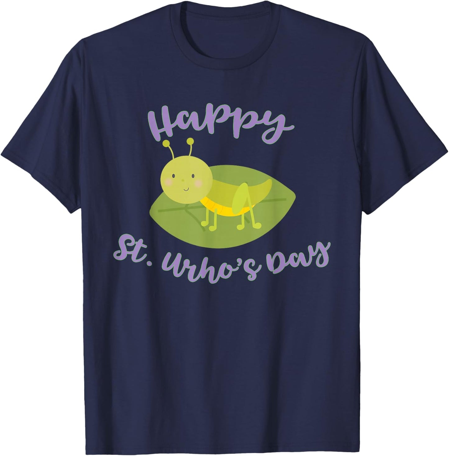 St Urho's Day Finnish Grasshopper T-Shirt - T-Shirt | Navy