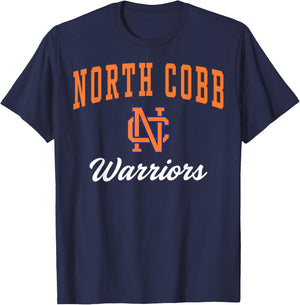 North Cobb High School Warriors C3 T-Shirt - T-Shirt | Navy